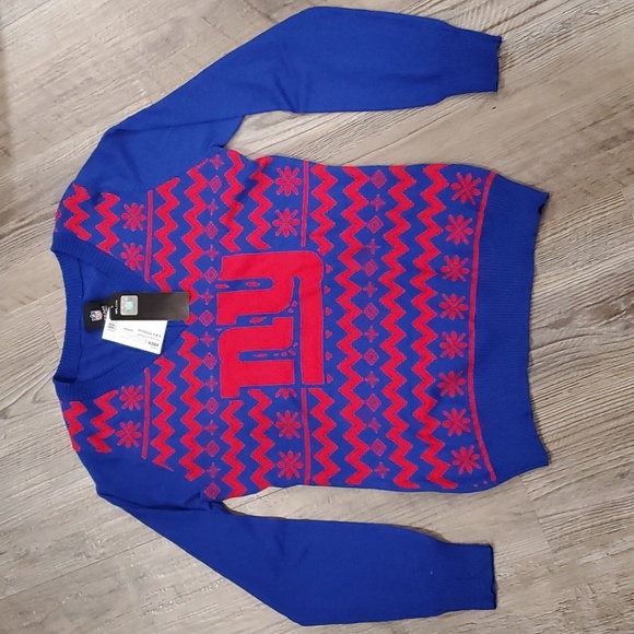 FOCO Sweaters - FOCO NFL New York Giants Ugly Christmas Sweater Size Large